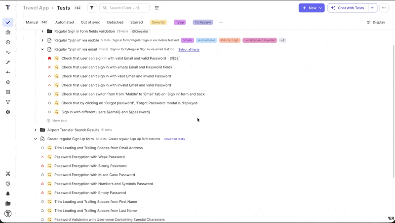 Testomatio - Multi-assign Label & Custom Field