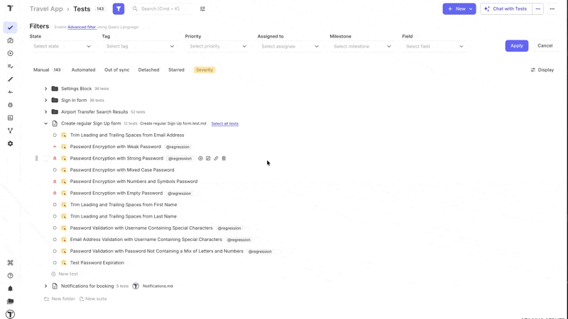 Testomat.io - Remove tags